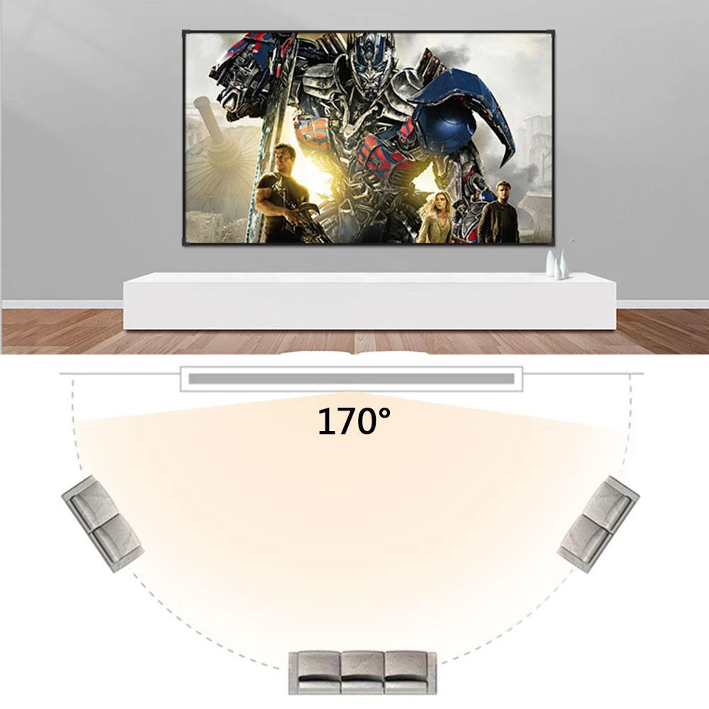 Formovie 80-120“ Inch Fresnel ALR Ultra Short Throw Projector Screen For UST