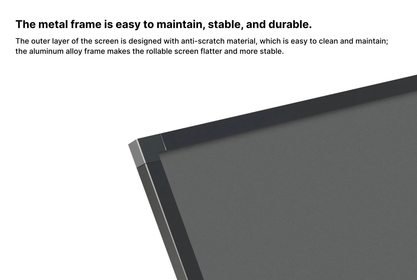 Formovie 80-120“ Inch Fresnel ALR Ultra Short Throw Projector Screen For UST