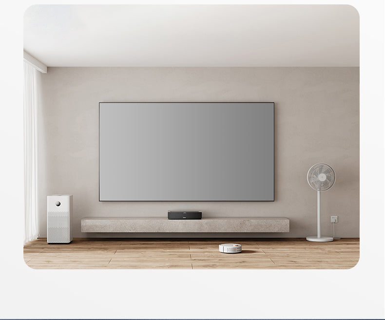 ProView 4K 72”-150” Dusk Grey Projection Screen, Featuring A Fixed Frame, Suits For 1500+ Lumens Projectors